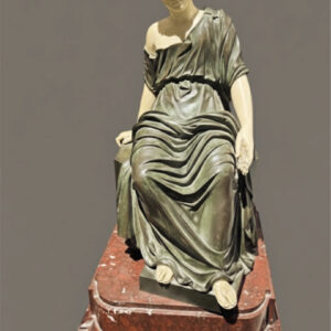 Scultura bronzo e avorio Francia XIX secolo