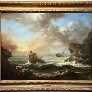 Olio su tela Joseph Vernet att.