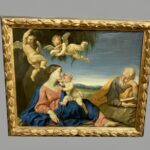 Dipinto Sacra Famiglia inizio XVII secolo Roma