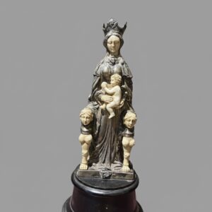 Scultura argento e avorio Germania XIX° secolo