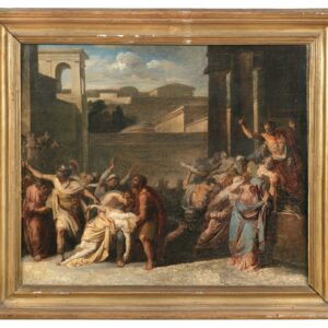 Bozzetto olio su tela Vincenzo Camuccini